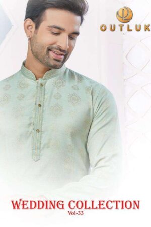 Outluk wedding collection vol 34 series 3301-3310 cotton wholesale kurta