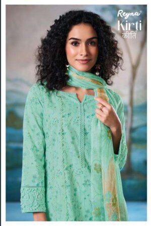 Reyna kirti series 10245-10248 cotton block print wholesale suit