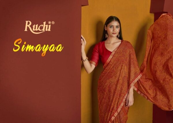 ruchi simayaa vol 32 series 40801-40803 chiffon wholesale saree