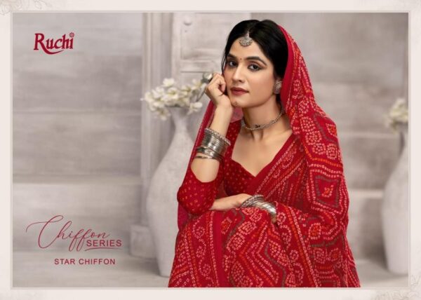 ruchi star chiffon 194 series 42301-42303 CHIFFON wholesale saree