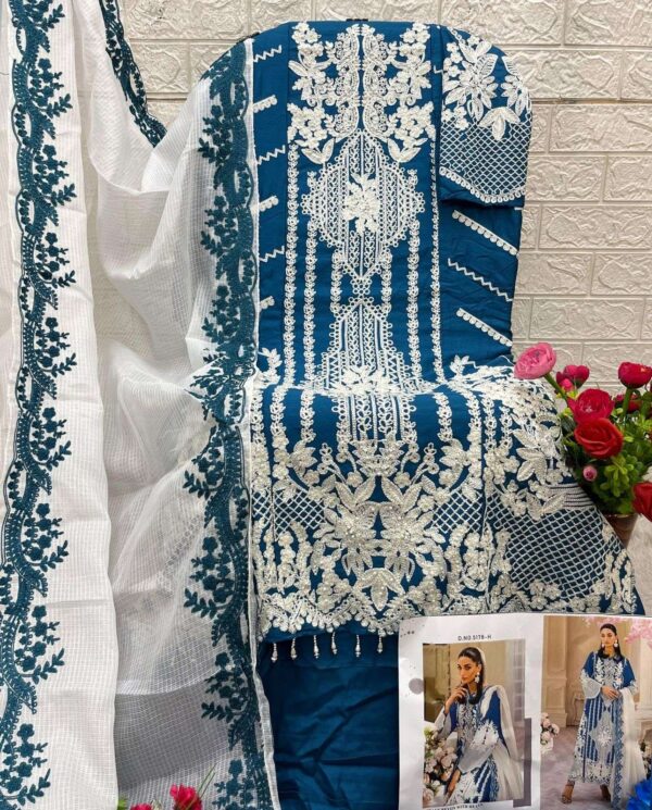 5178 ADEGHJ REYON COTTON HEAVY EMBROIDERED wholesale suit - Image 11
