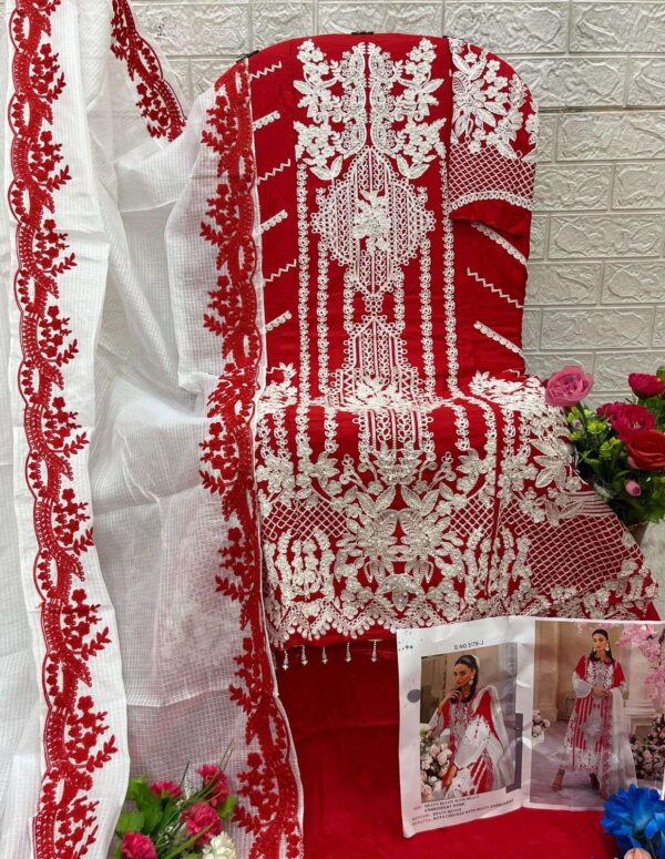 5178 ADEGHJ REYON COTTON HEAVY EMBROIDERED wholesale suit - Image 12