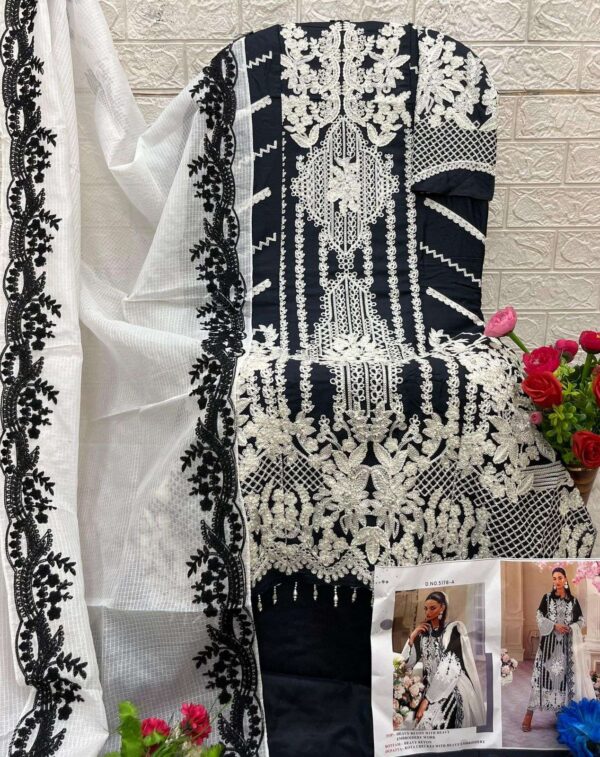 5178 ADEGHJ REYON COTTON HEAVY EMBROIDERED wholesale suit - Image 7