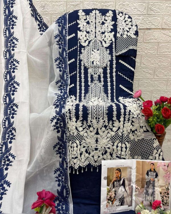 5178 ADEGHJ REYON COTTON HEAVY EMBROIDERED wholesale suit - Image 8