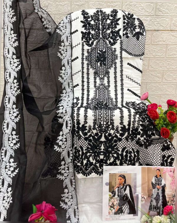 5178 ADEGHJ REYON COTTON HEAVY EMBROIDERED wholesale suit - Image 10