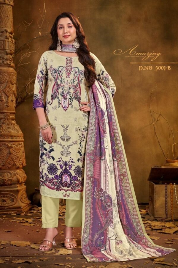 bipson prints gulnaaz 5003 cotton wholesale suit - Image 3