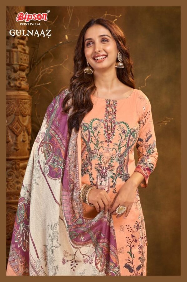 bipson prints gulnaaz 5003 cotton wholesale suit - Image 9