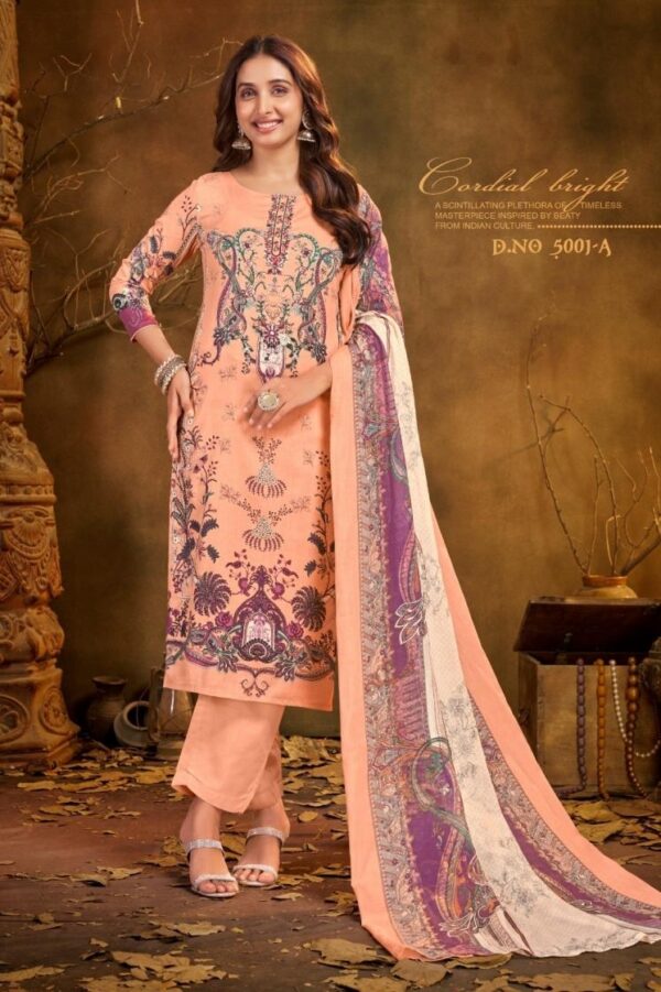 bipson prints gulnaaz 5003 cotton wholesale suit - Image 10