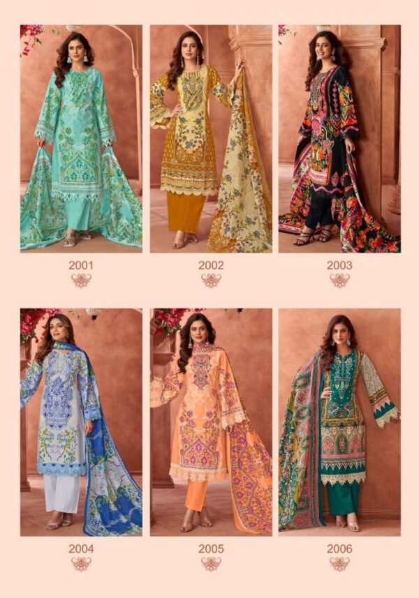 jash bin elaf series 2001-2010 pure cotton wholesale suit - Image 18