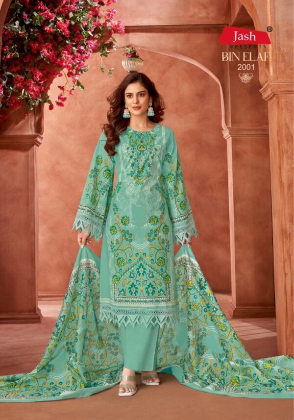 jash bin elaf series 2001-2010 pure cotton wholesale suit - Image 3