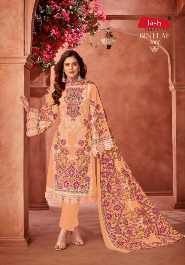 jash bin elaf series 2001-2010 pure cotton wholesale suit - Image 9