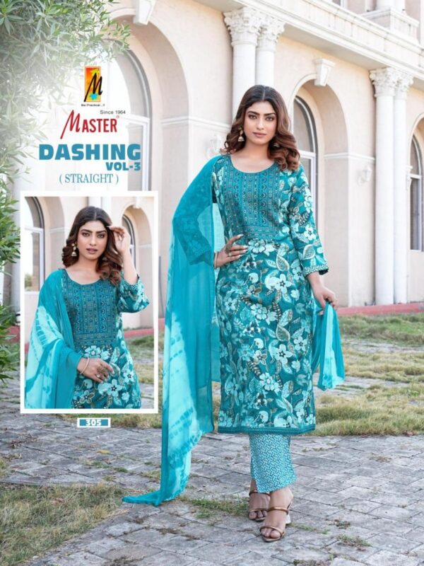 master dashing vol 3 series 301-308 capsule print wholesale suit - Image 2