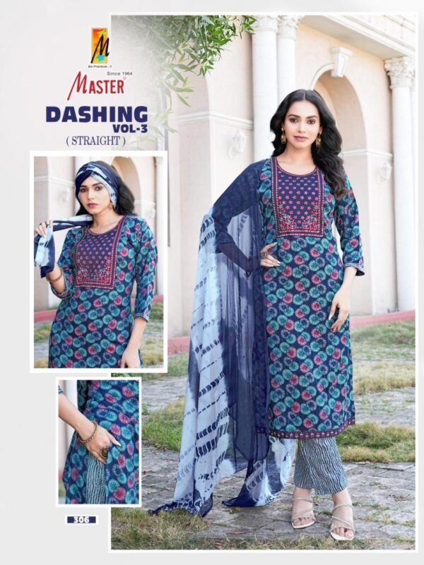 master dashing vol 3 series 301-308 capsule print wholesale suit - Image 3