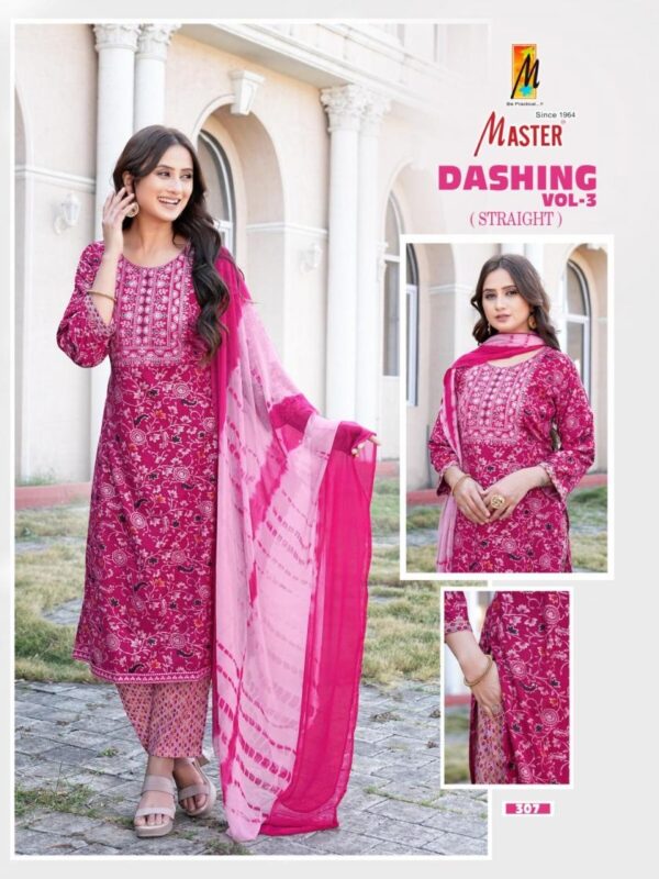 master dashing vol 3 series 301-308 capsule print wholesale suit - Image 7