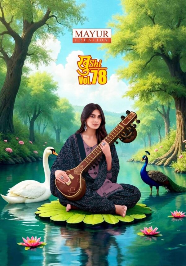 Mayur Khushi Vol-78 series 7801-7824 Cotton wholesale suit