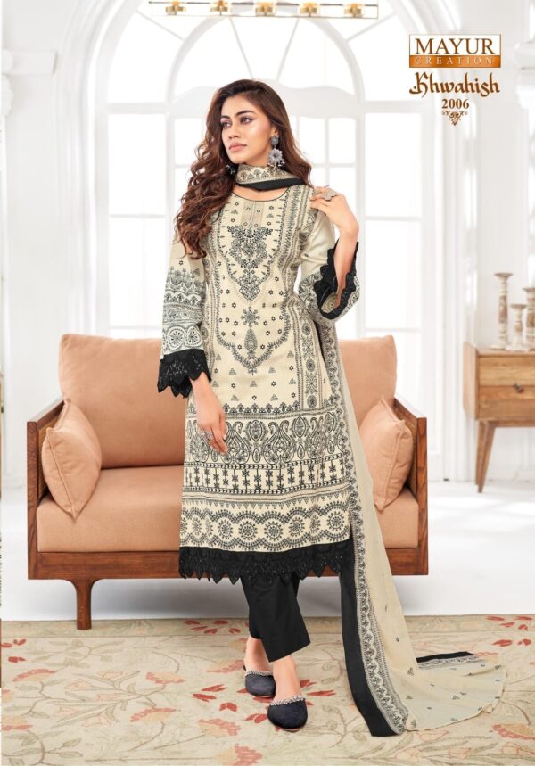 Mayur Khwahish Vol-02 series 2001-2008 Pure Lawn Cotton wholesale suit - Image 4