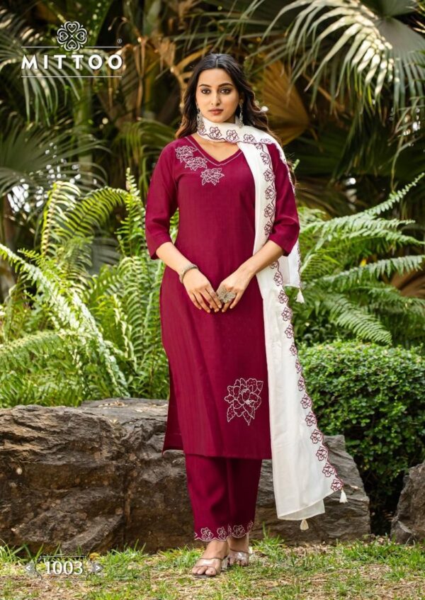 mittoo elite series 1001-1006 viscose weaving wholesale suit - Image 2