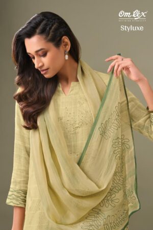 omtex styluxe series 7591 linen cotton wholesale suit