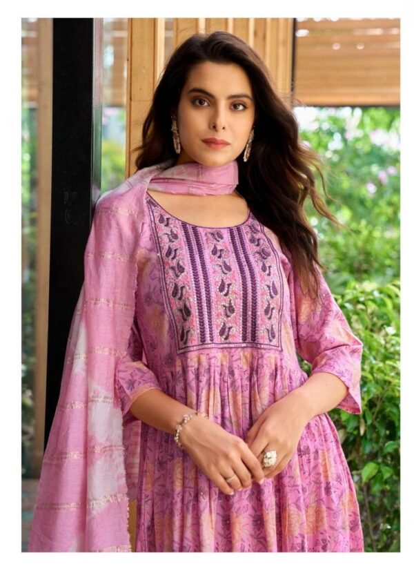 poonam rithika series 1001-1006 capsule foil print wholesale suit - Image 12