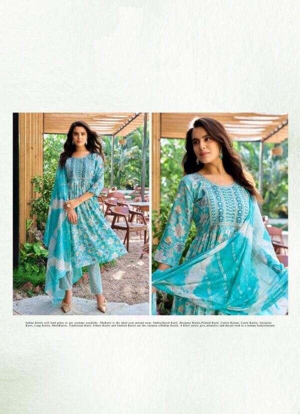 poonam rithika series 1001-1006 capsule foil print wholesale suit - Image 13