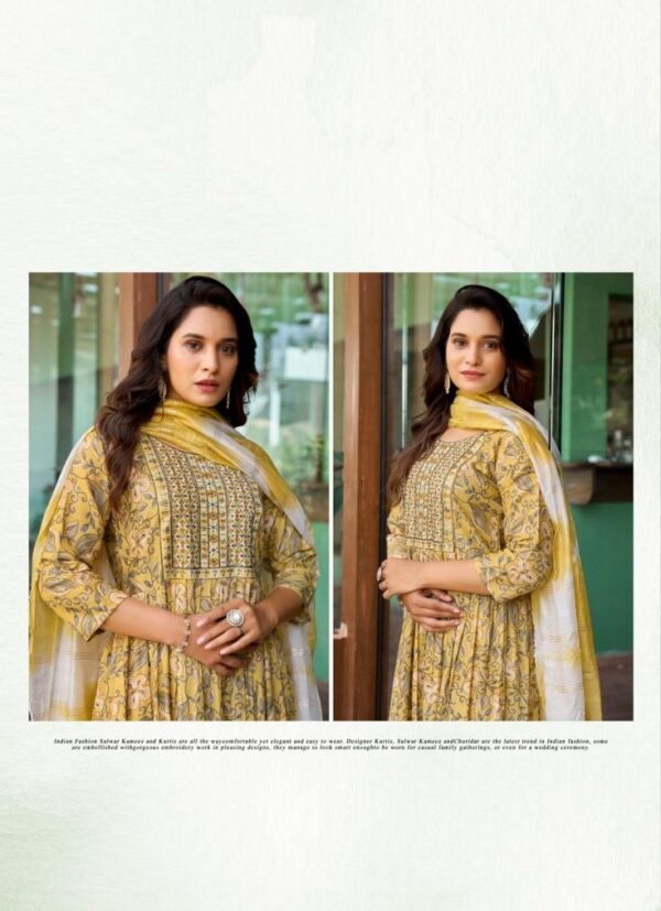 poonam rithika series 1001-1006 capsule foil print wholesale suit - Image 14