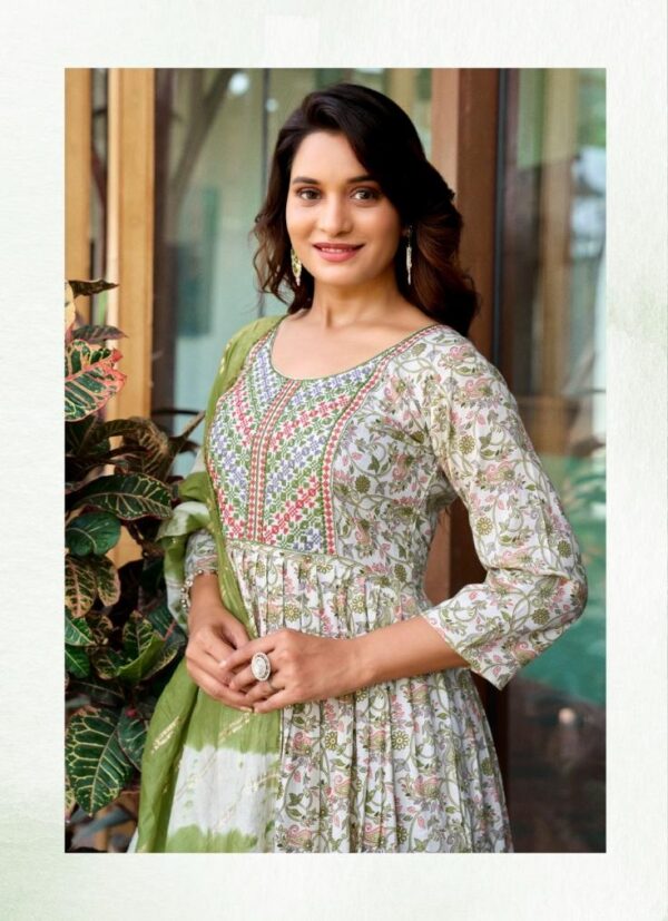 poonam rithika series 1001-1006 capsule foil print wholesale suit - Image 10