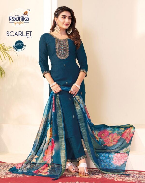radhika lifestyle scarlet vol 2 series 2001-2006 VERTICAN SILK wholesale suit - Image 5