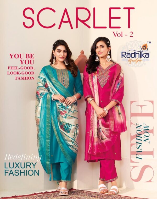 radhika lifestyle scarlet vol 2 series 2001-2006 VERTICAN SILK wholesale suit - Image 6
