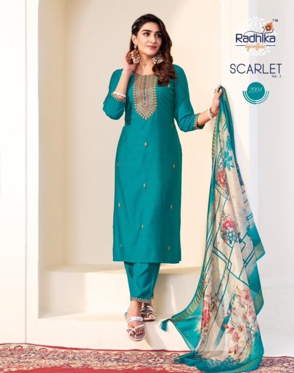 radhika lifestyle scarlet vol 2 series 2001-2006 VERTICAN SILK wholesale suit - Image 10