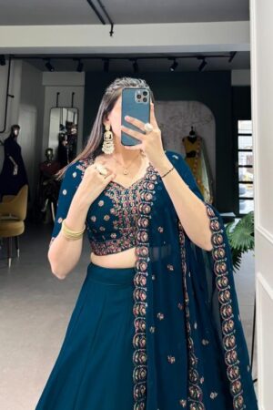 sarika lnb1416 georgette fashionable stitch lehenga unstitch blouse