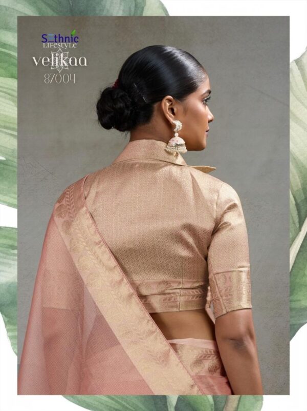 sethnic lifestyle velikaa series 87001-87005 tissue base wholesale saree - Image 16