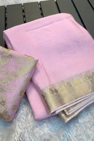 ARPITA Pure viscose Georgette saree with pallu with same tone