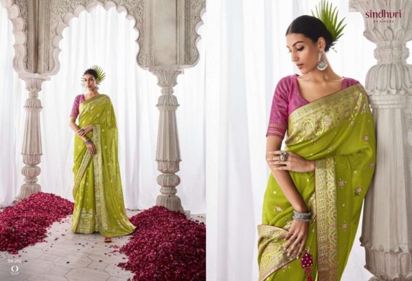 Kimora Anokhi x Asiana Kora Silk wholesale saree - Image 4