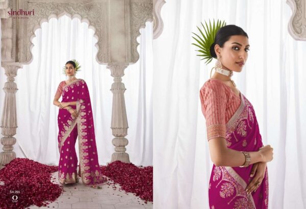 Kimora Anokhi x Asiana Kora Silk wholesale saree - Image 5