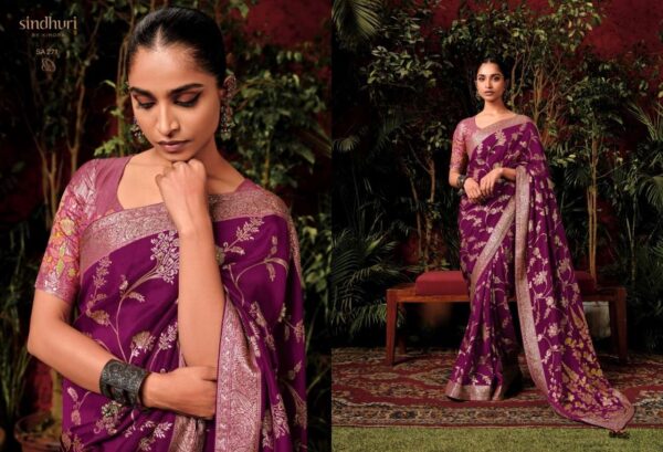 Kimora Anokhi x Asiana Kora Silk wholesale saree - Image 9
