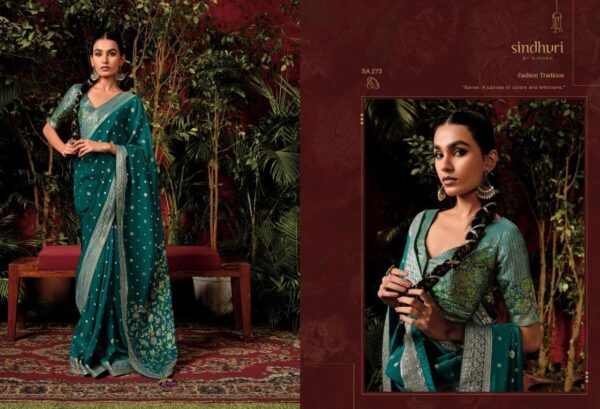 Kimora Anokhi x Asiana Kora Silk wholesale saree - Image 10